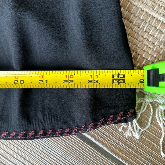 Johnny Was Black and Plum Embroidered Top Size S - Picture 10 of 11